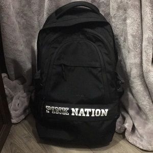 Pink VS black backpack